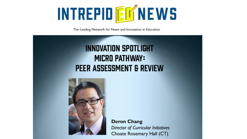 
											  Innovation Spotlight: Micro Pathway on Peer Review 							