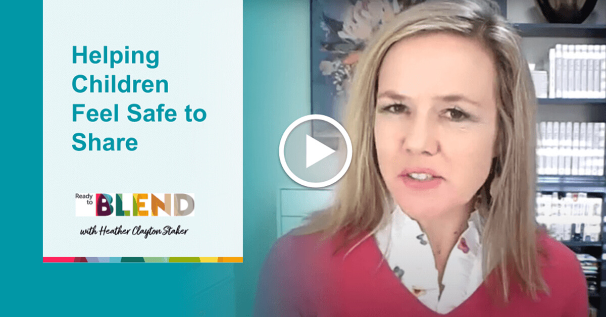 Helping Children Feel Safe To Share | Today’s Class | Heather Clayton Staker