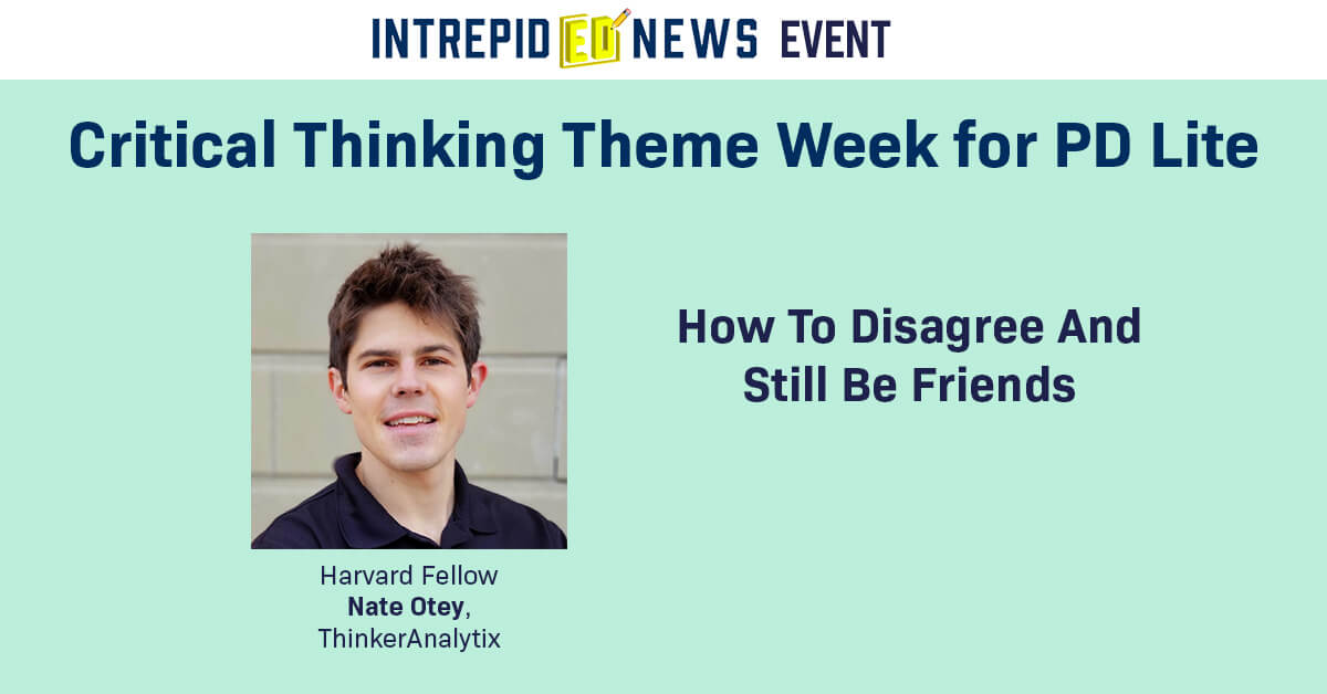 How To Disagree And Still Be Friends: An Interactive Workshop 