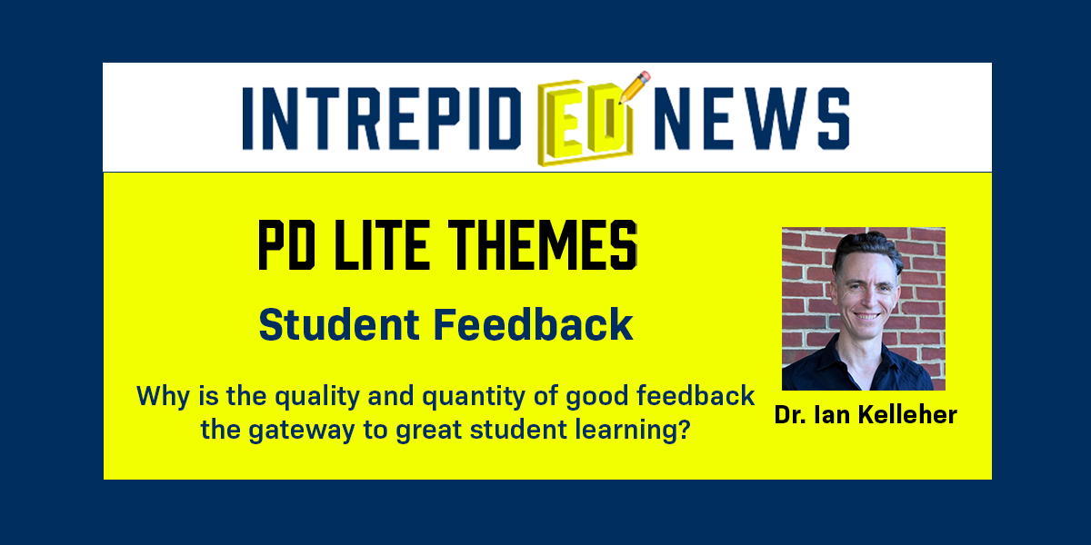 Dr. Ian Kelleher discusses Student Feedback 