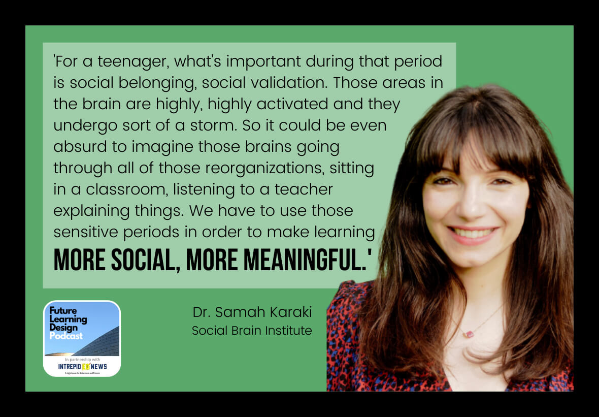 On the Social Brain in Education — A Conversation with Dr. Samah Karaki  | 1 Min Read