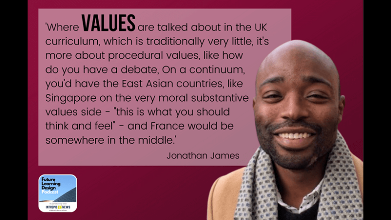 
											  On Values in Education: A Conversation with Jonathan James | Tim Logan 							
