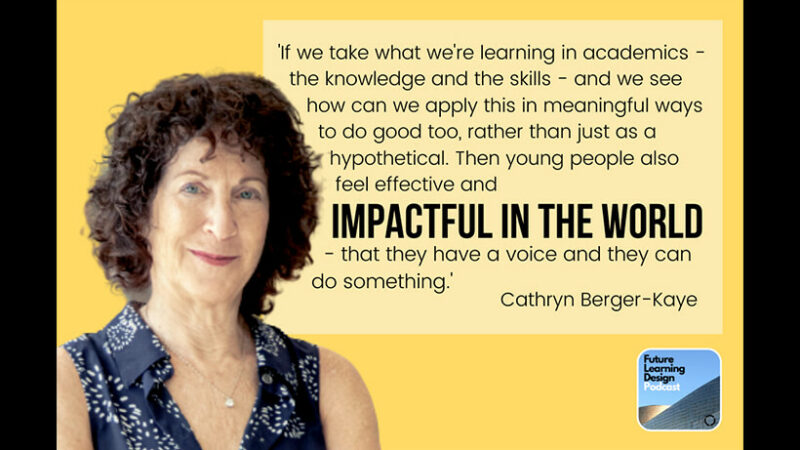
											  On Learning as Service: A Conversation with Cathryn Berger Kaye | Tim Logan ﻿  | 1 Min Read							