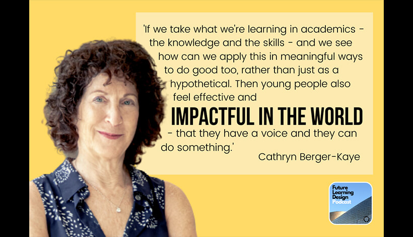 On Learning as Service: A Conversation with Cathryn Berger Kaye | Tim Logan ﻿  | 1 Min Read